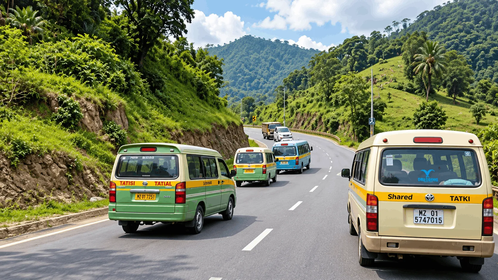 Getting Around Mizoram: Taxis, Shared Vehicles, Buses & Road Travel